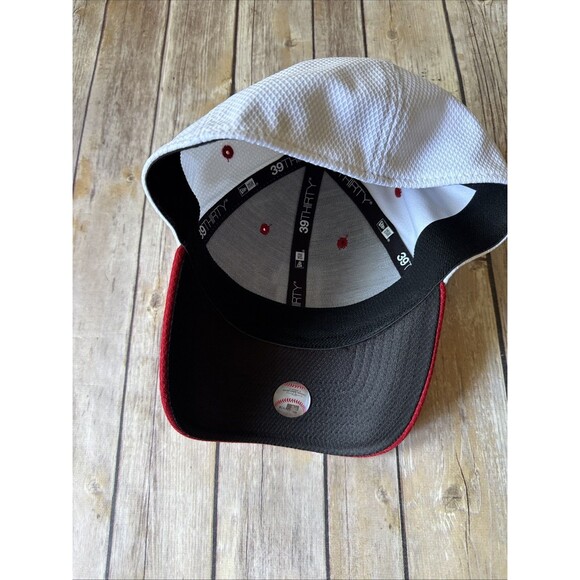 New Era 39Thirty Hat MLB San Francisco Giants Red Fitted Mesh Medium Large - Picture 3 of 4